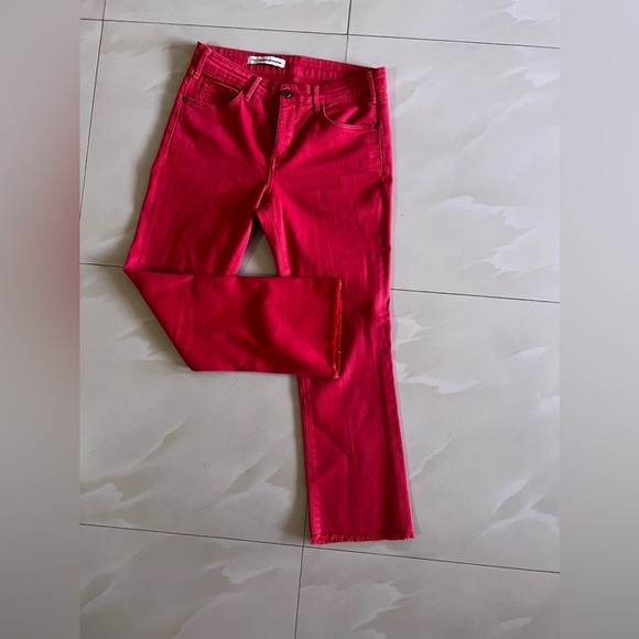 Pilcro and the Letterpress Denim - Pilcro and the letterpress Women’s Mid-Rise Ankle Jeans Pants 25 Pink